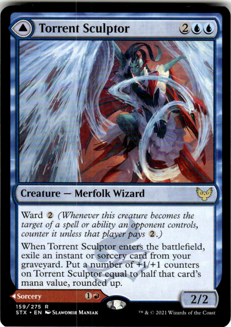 Torrent Sculptor Strixhaven: School of Mages 159 R Magic: The Gathering