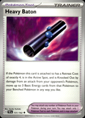 Heavy Baton Temporal Forces 151/162 Uncommon Pokémon — English Near Mint