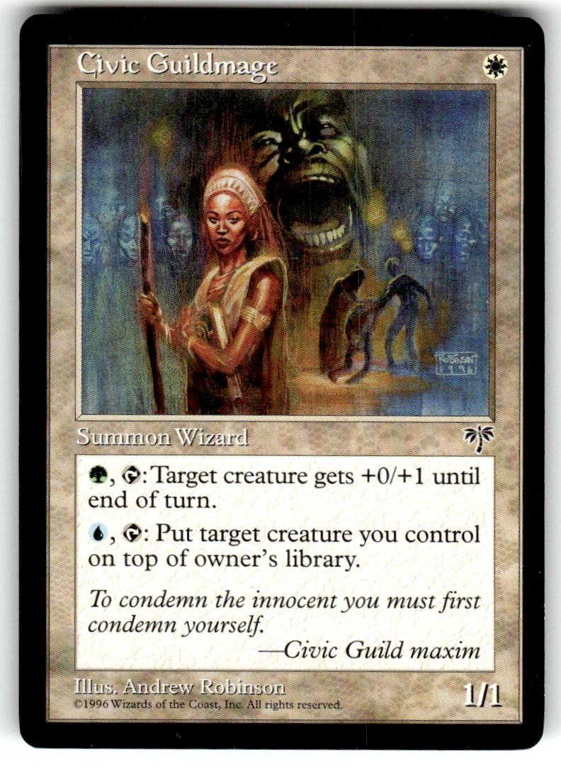 Civic Guildmage Mirage C Magic: The Gathering Near Mint