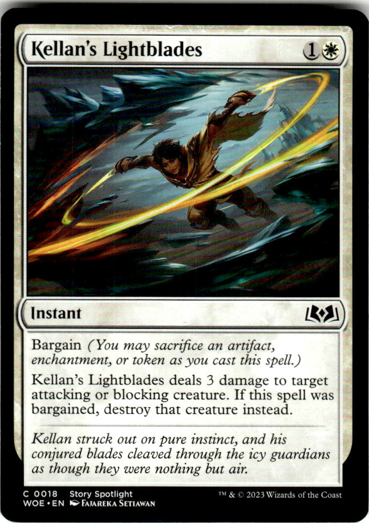 Kellan's Lightblades Wilds of Eldraine 18 C Magic: The Gathering Near Mint