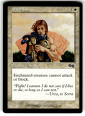 Pacifism Urza's Saga 27 C Magic: The Gathering Lightly Played