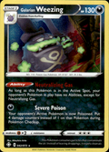 Galarian Weezing Shining Fates 042/072 Holo Rare Holo Pokémon — English
