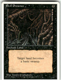 Evil Presence Fourth Edition U Magic: The Gathering Lightly Played