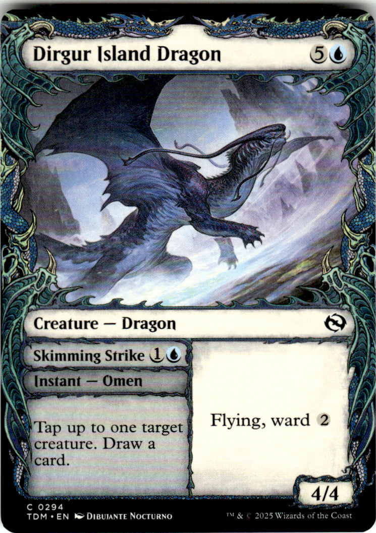 Dirgur Island Dragon (Showcase) Tarkir: Dragonstorm 294 C Magic: The Gathering