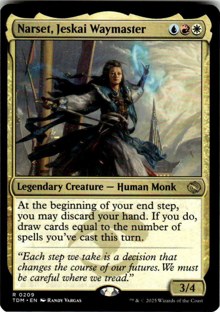 Narset, Jeskai Waymaster Tarkir: Dragonstorm 209 R Magic: The Gathering