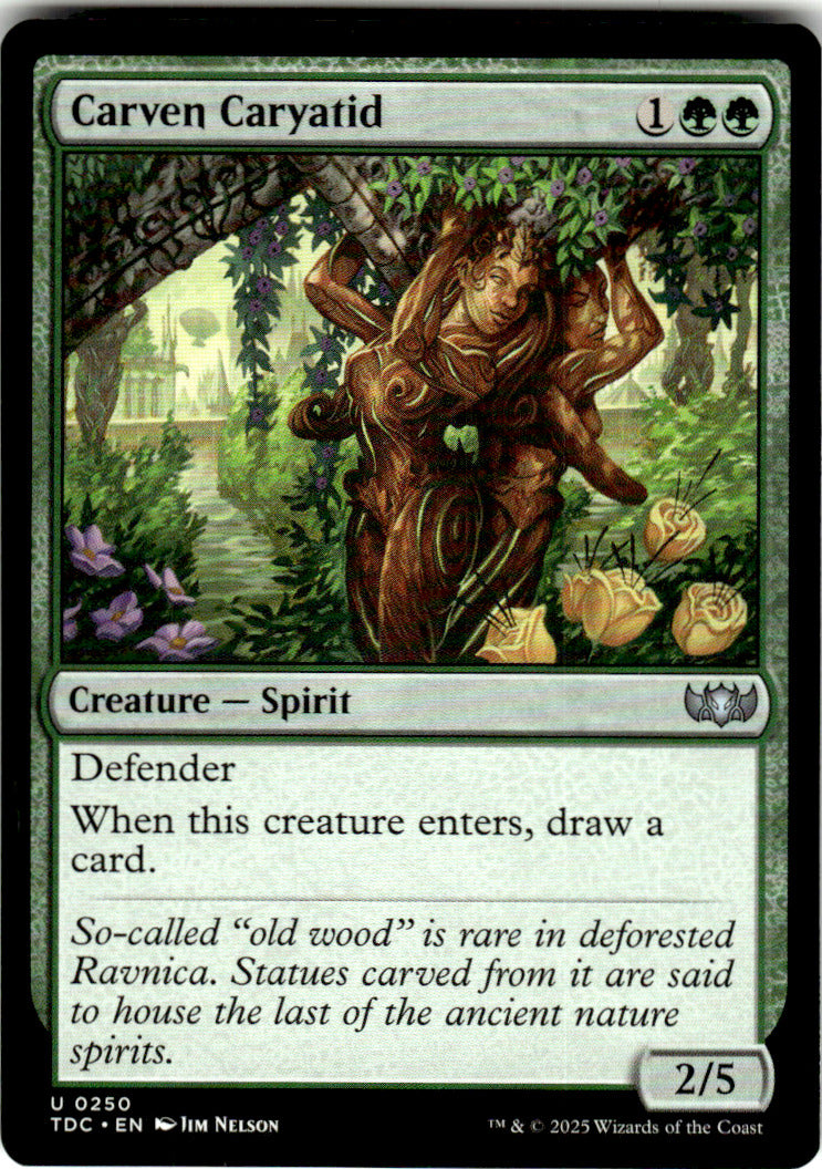 Carven Caryatid Commander: Tarkir: Dragonstorm 250 U Magic: The Gathering