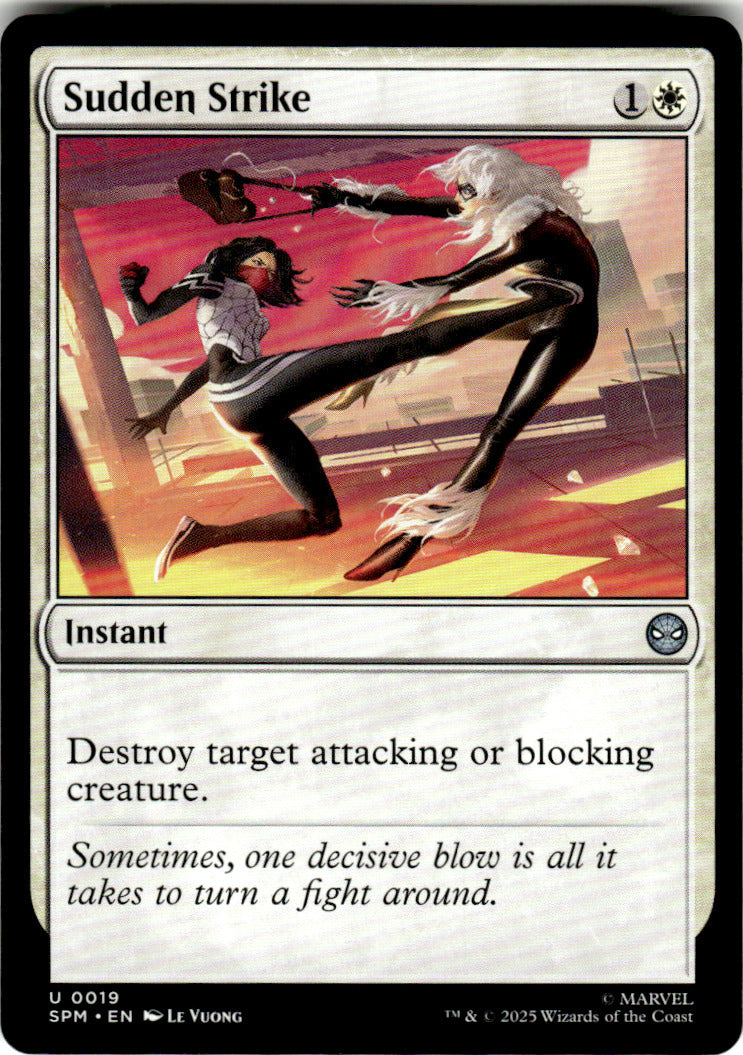 Sudden Strike Marvel's Spider-Man 19 U Magic: The Gathering Near Mint