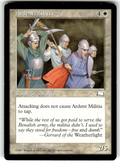 Ardent Militia Weatherlight C Magic: The Gathering Lightly Played