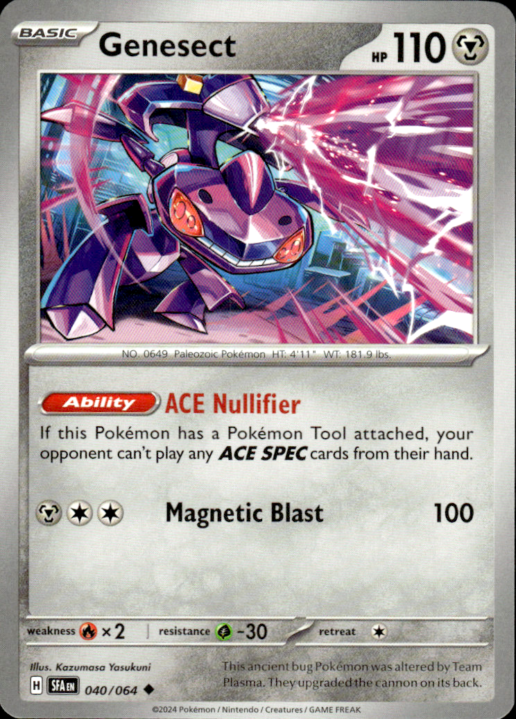 Genesect Shrouded Fable 040/064 Uncommon Pokémon — English Near Mint