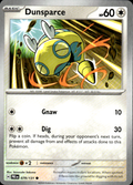 Dunsparce Prismatic Evolutions 079/131 Common Pokémon — English Near Mint