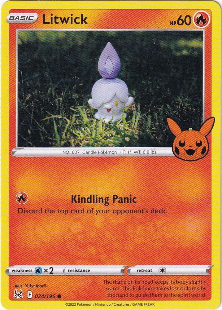 Litwick 024/196 Trick or Trade BOOster Bundle 2023 Pokémon TCG