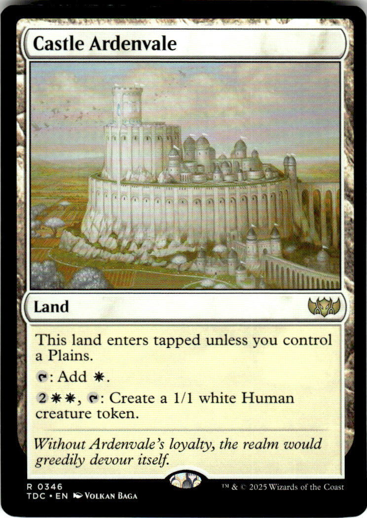 Castle Ardenvale Commander: Tarkir: Dragonstorm 346 R Magic: The Gathering