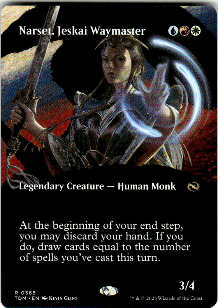 Narset, Jeskai Waymaster (Borderless) Tarkir: Dragonstorm 365 R Near Mint