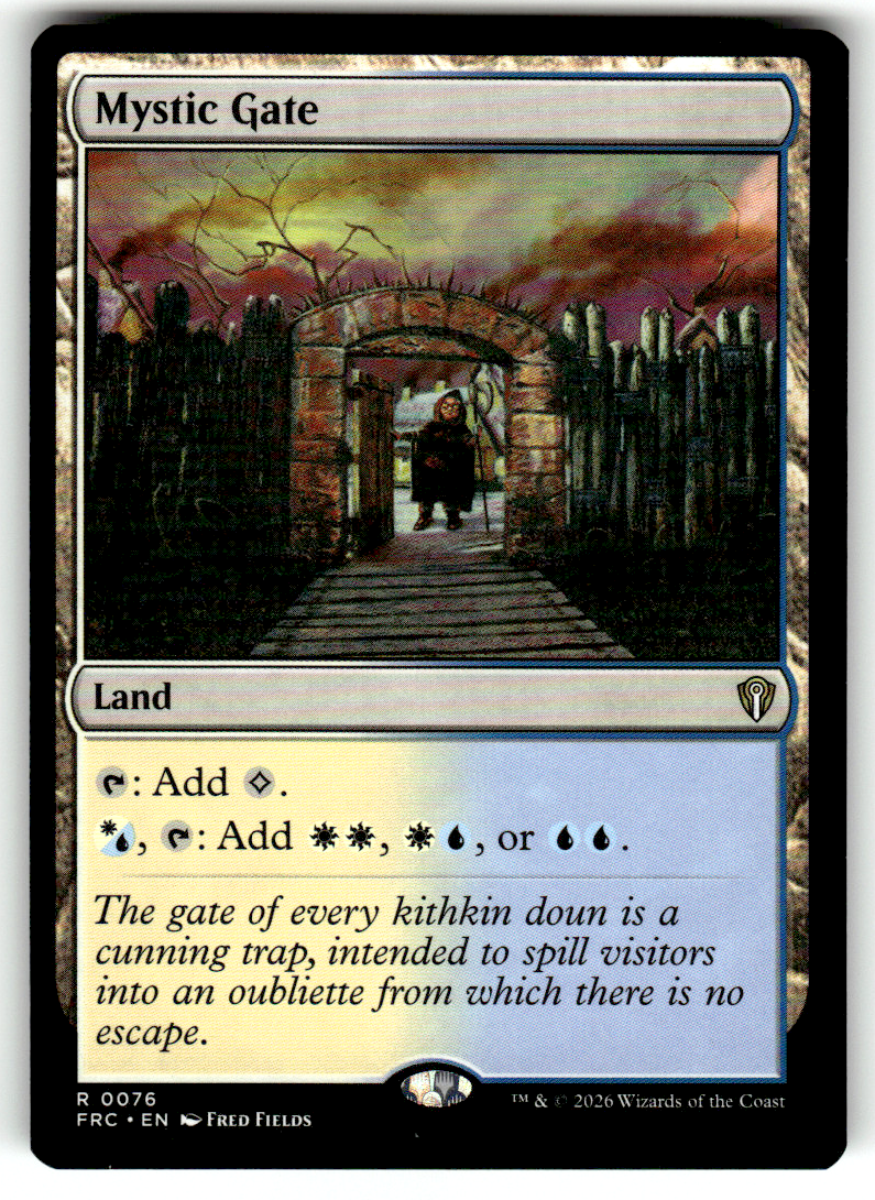 Mystic Gate Commander: Reality Fracture 76 R Magic: The Gathering Near Mint