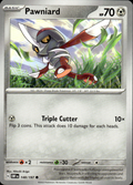 Pawniard Obsidian Flames 148/197 Common Pokémon — English Near Mint