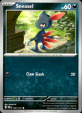 Sneasel Prismatic Evolutions 061/131 Common Pokémon — English Near Mint