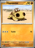 Hippopotas Prismatic Evolutions 052/131 Common Pokémon — English Near Mint