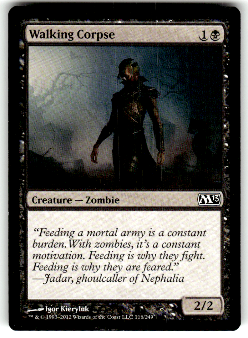 Walking Corpse Magic 2013 (M13) 116 C Magic: The Gathering Near Mint
