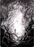 Forest Art Card (81/81) 81 Art Series: Innistrad: Midnight Hunt MTG NM