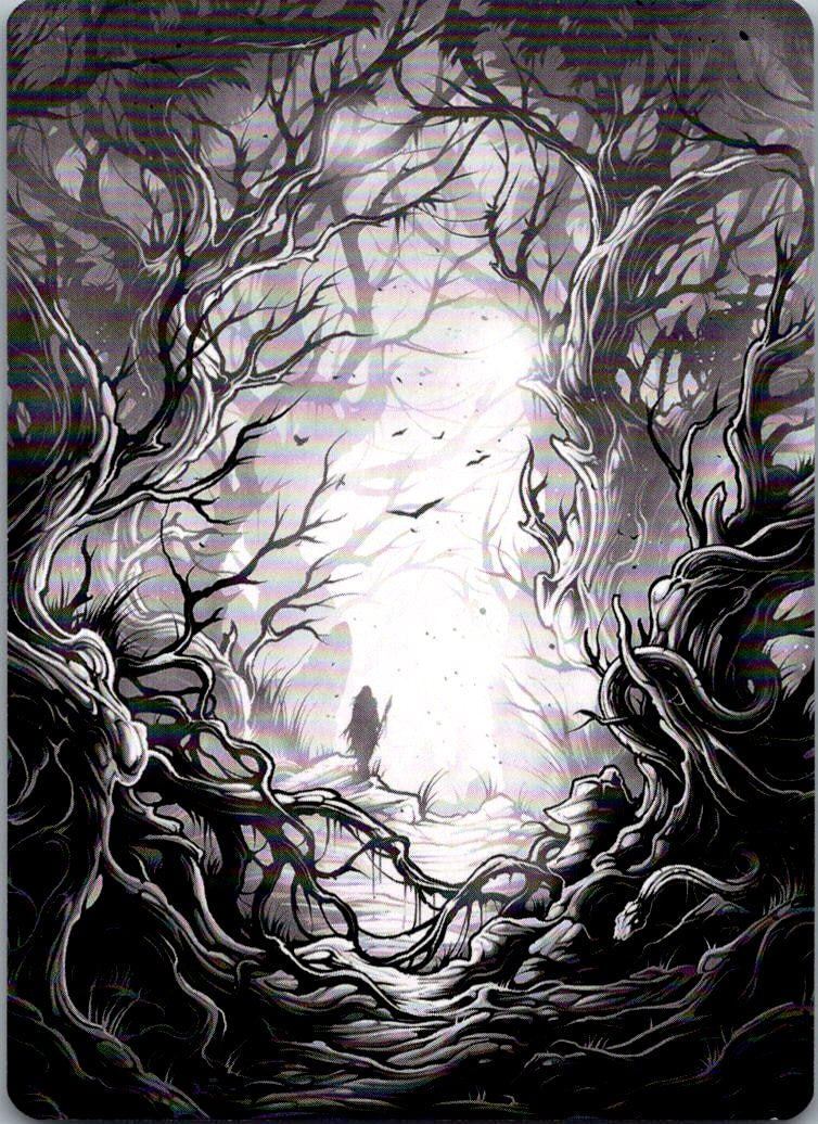 Forest Art Card (81/81) 81 Art Series: Innistrad: Midnight Hunt MTG NM