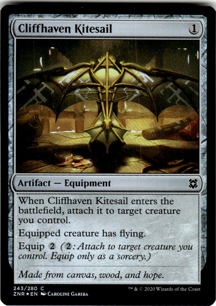Cliffhaven Kitesail Zendikar Rising 243 C Foil Magic: The Gathering Near Mint