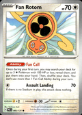Fan Rotom Prismatic Evolutions 085/131 Common Pokémon — English Near Mint