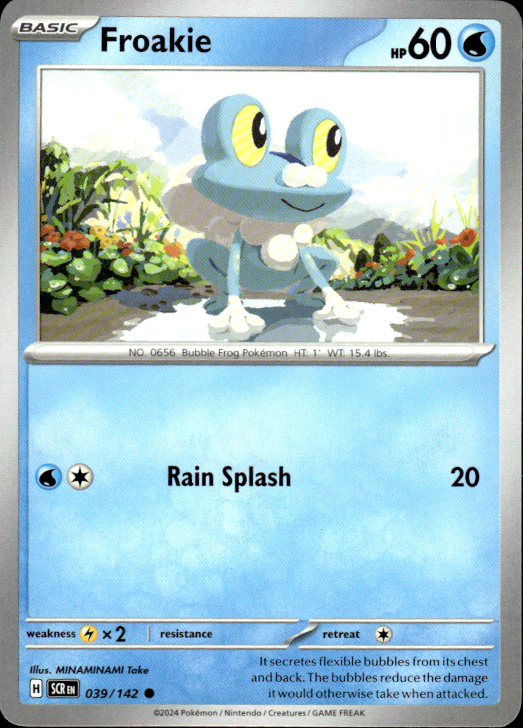 Froakie Stellar Crown 039/142 Common Pokémon — English Near Mint
