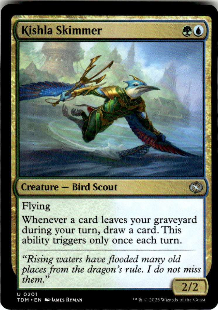 Kishla Skimmer Tarkir: Dragonstorm 201 U Magic: The Gathering Near Mint