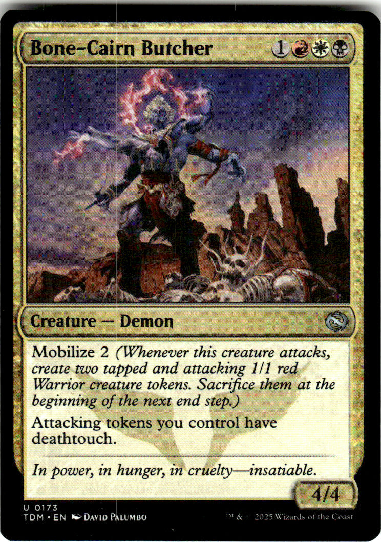 Bone-Cairn Butcher Tarkir: Dragonstorm 173 U Magic: The Gathering Near Mint