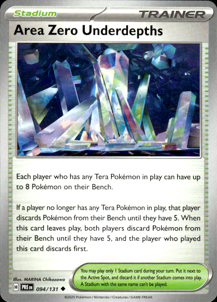Area Zero Underdepths Prismatic Evolutions 094/131 Uncommon Pokémon — English