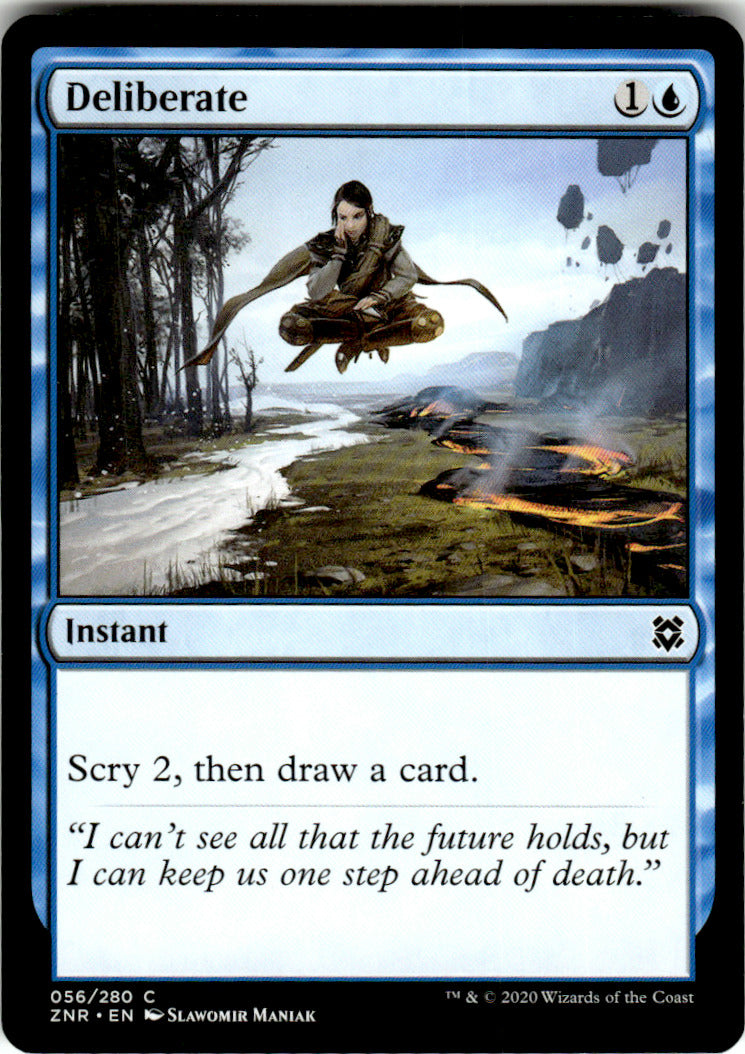 Deliberate Zendikar Rising 56 C Magic: The Gathering Near Mint