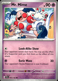 Mr. Mime Temporal Forces 063/162 Common Pokémon — English Near Mint