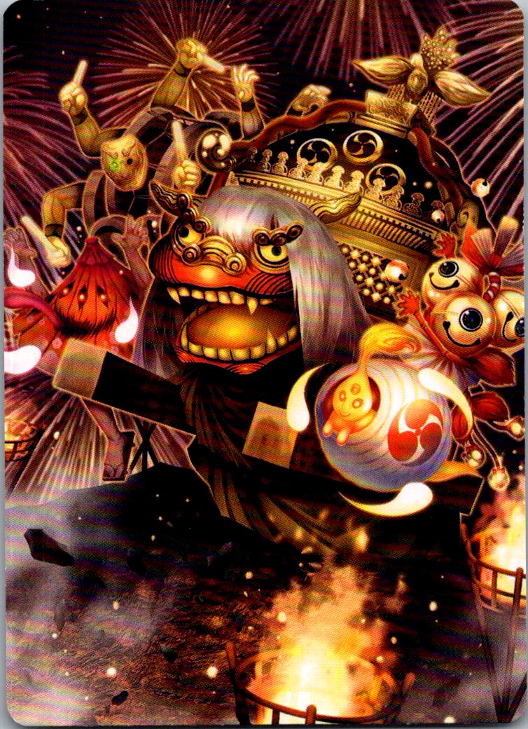 March of Reckless Joy Art Card 62 Art Series: Kamigawa: Neon Dynasty MTG LP