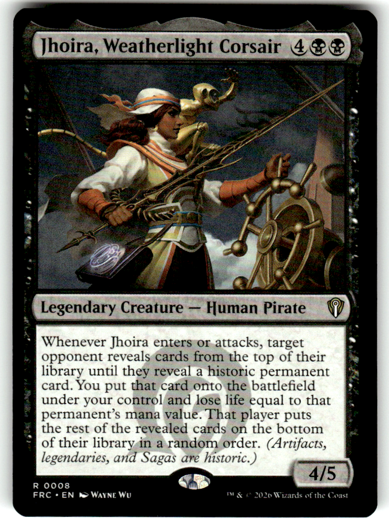 Jhoira, Weatherlight Corsair Commander: Reality Fracture 8 R Near Mint