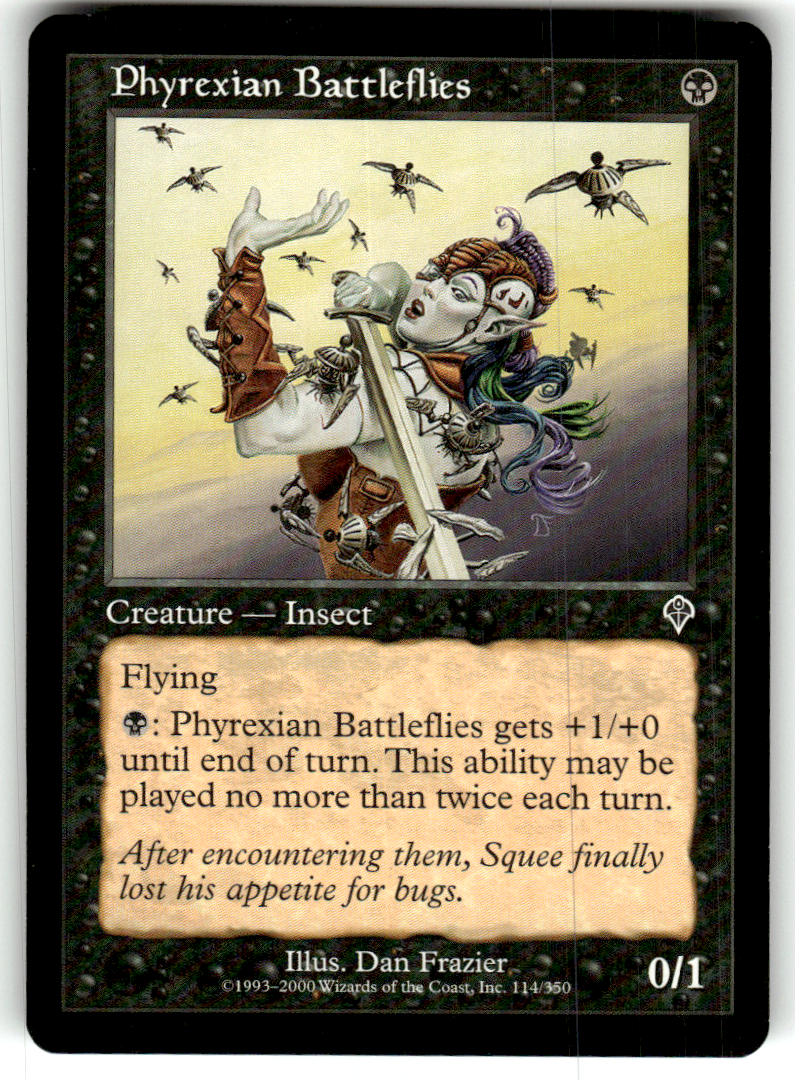 Phyrexian Battleflies Invasion 114 C Magic: The Gathering Lightly Played