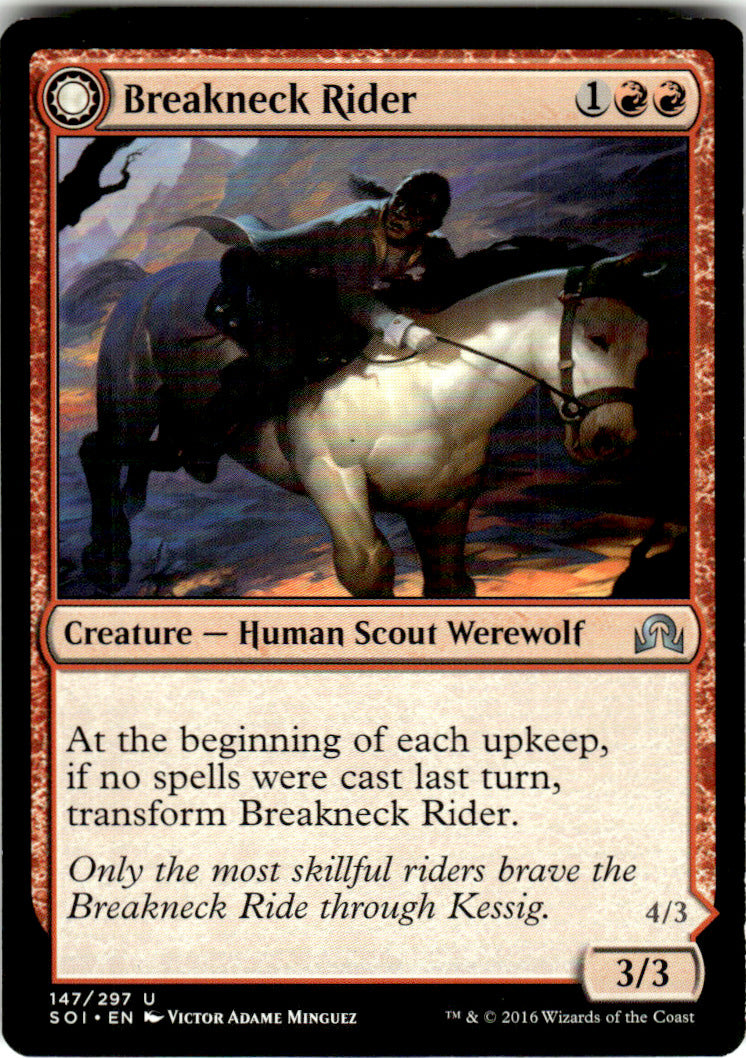 Breakneck Rider Shadows over Innistrad 147 U Magic: The Gathering Near Mint