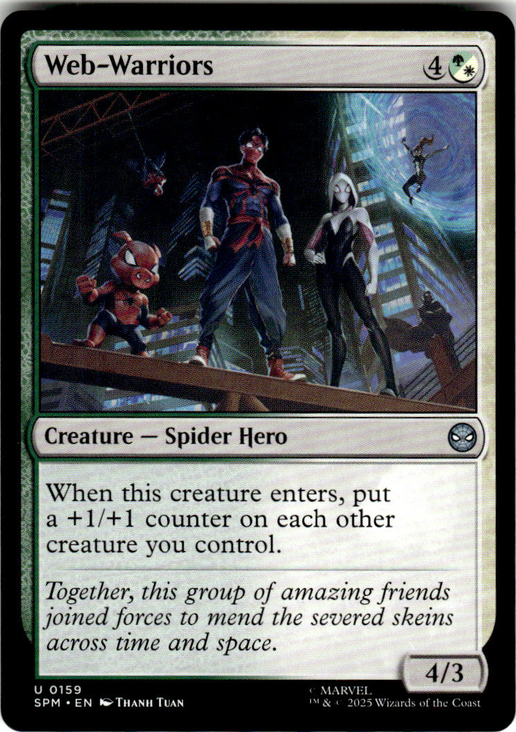 Web-Warriors Marvel's Spider-Man 159 U Magic: The Gathering Near Mint