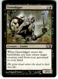 Gravedigger Magic 2012 (M12) 99 C Magic: The Gathering Lightly Played