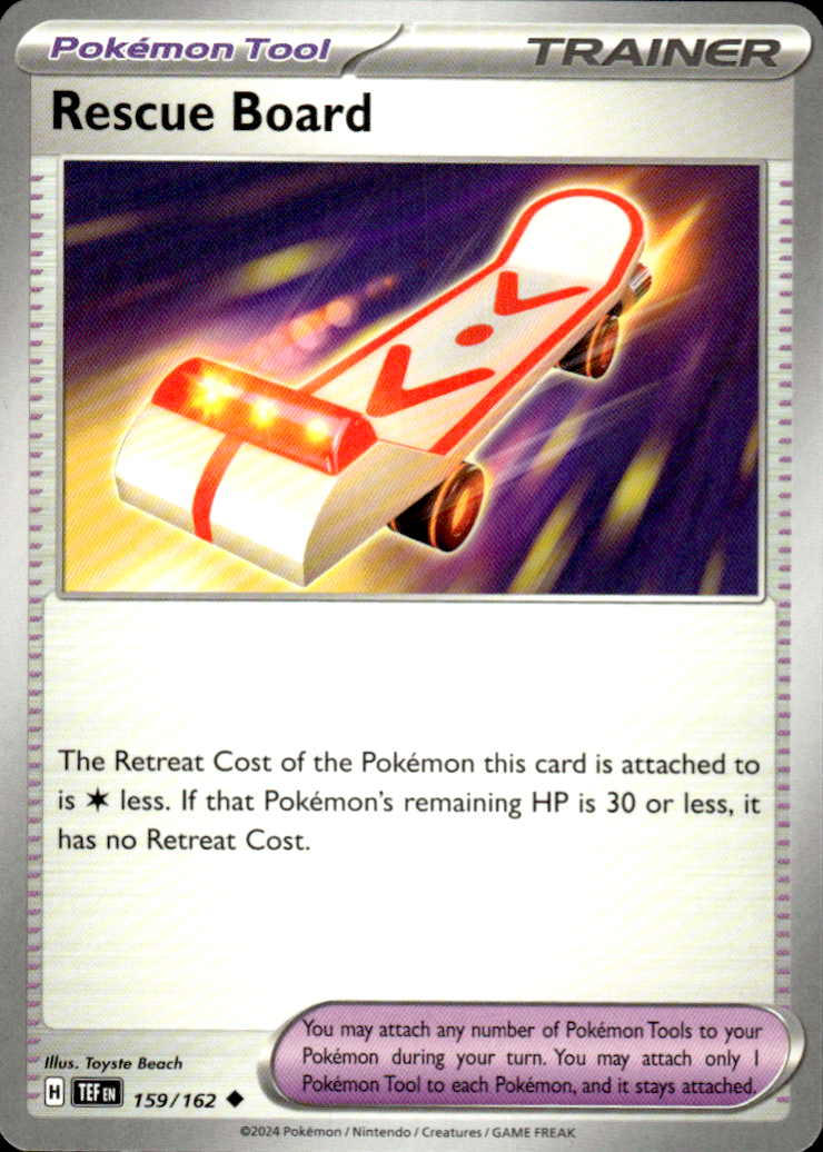 Rescue Board Temporal Forces 159/162 Uncommon Pokémon — English Near Mint