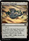 Deceptive Landscape Commander: Tarkir: Dragonstorm 356 C Magic: The Gathering