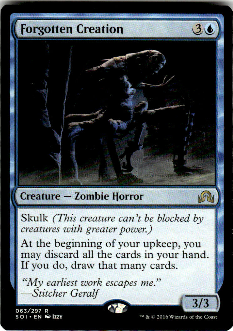 Forgotten Creation Shadows over Innistrad 63 R Magic: The Gathering Near Mint