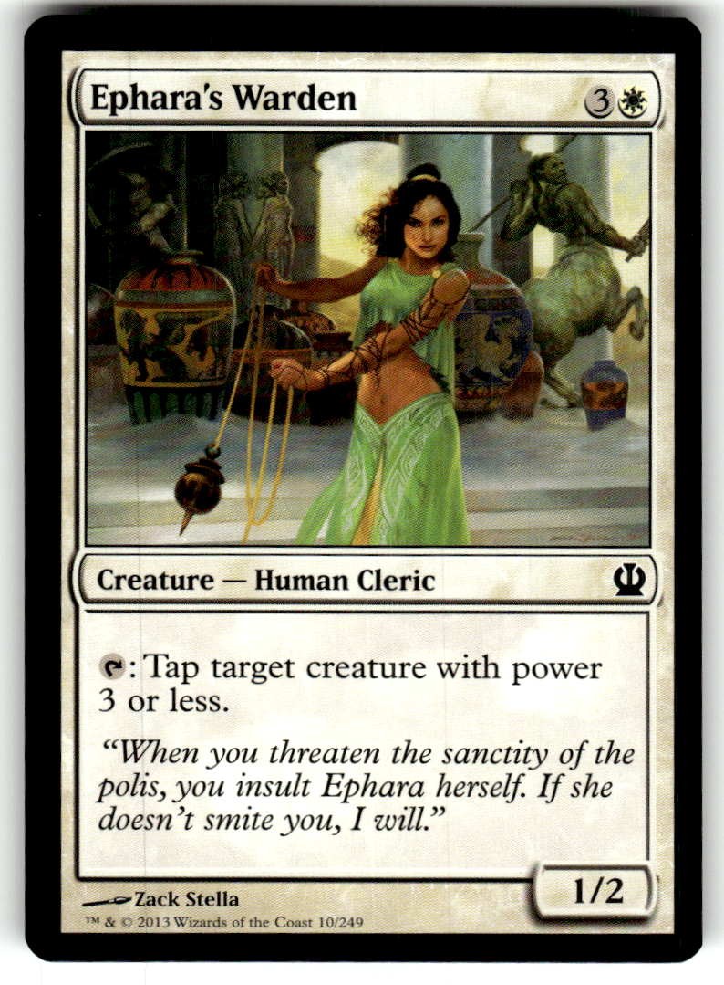 Ephara's Warden Theros 10 C Magic: The Gathering Lightly Played