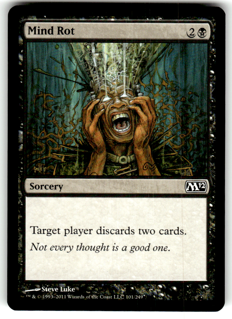 Mind Rot Magic 2012 (M12) 101 C Magic: The Gathering Near Mint