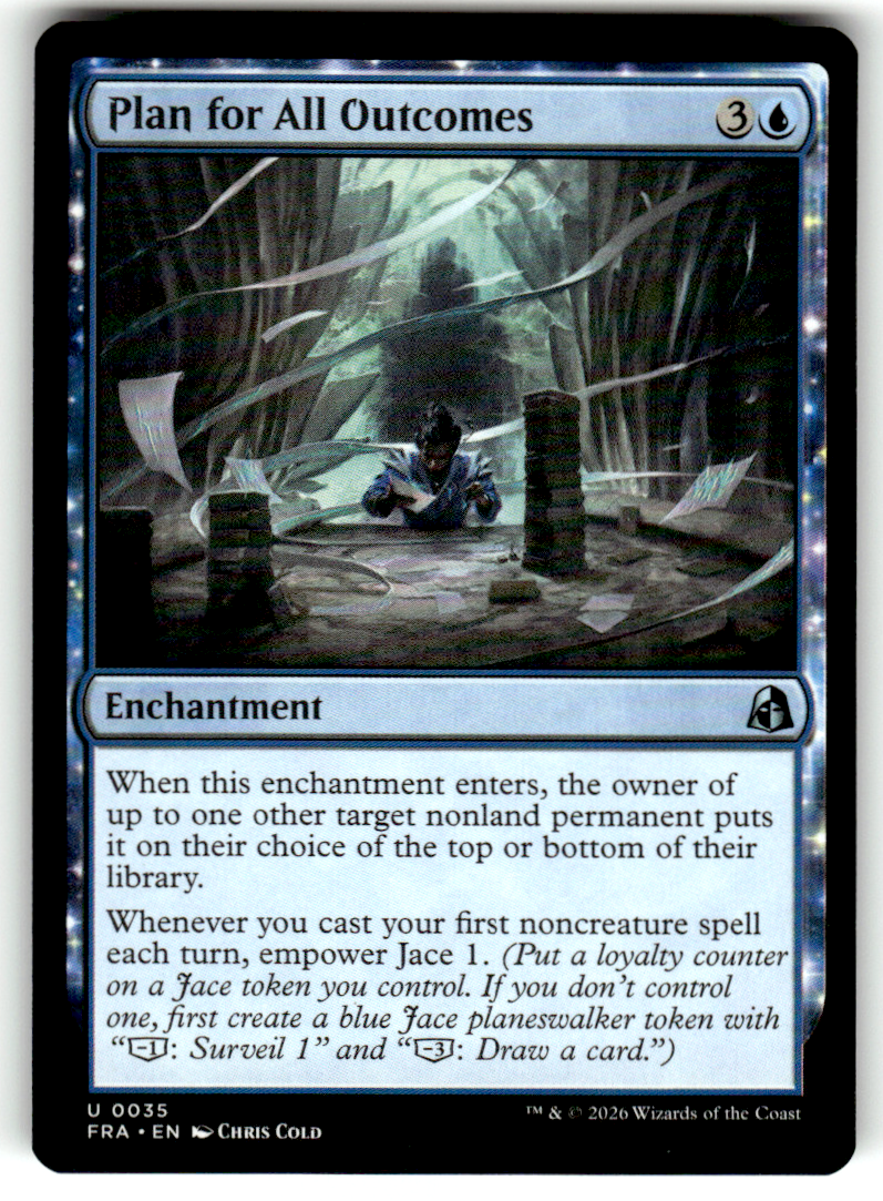Plan for All Outcomes Reality Fracture 35 U Magic: The Gathering Near Mint