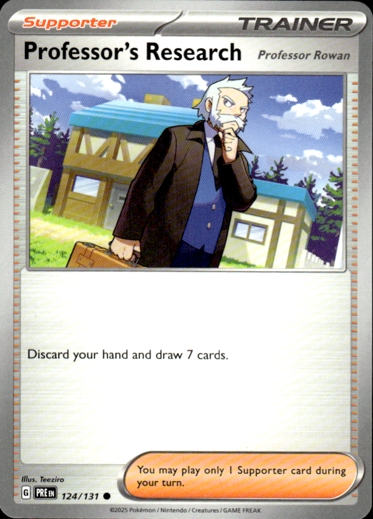 Professor's Research [Professor Rowan] Prismatic Evolutions 124/131 Common