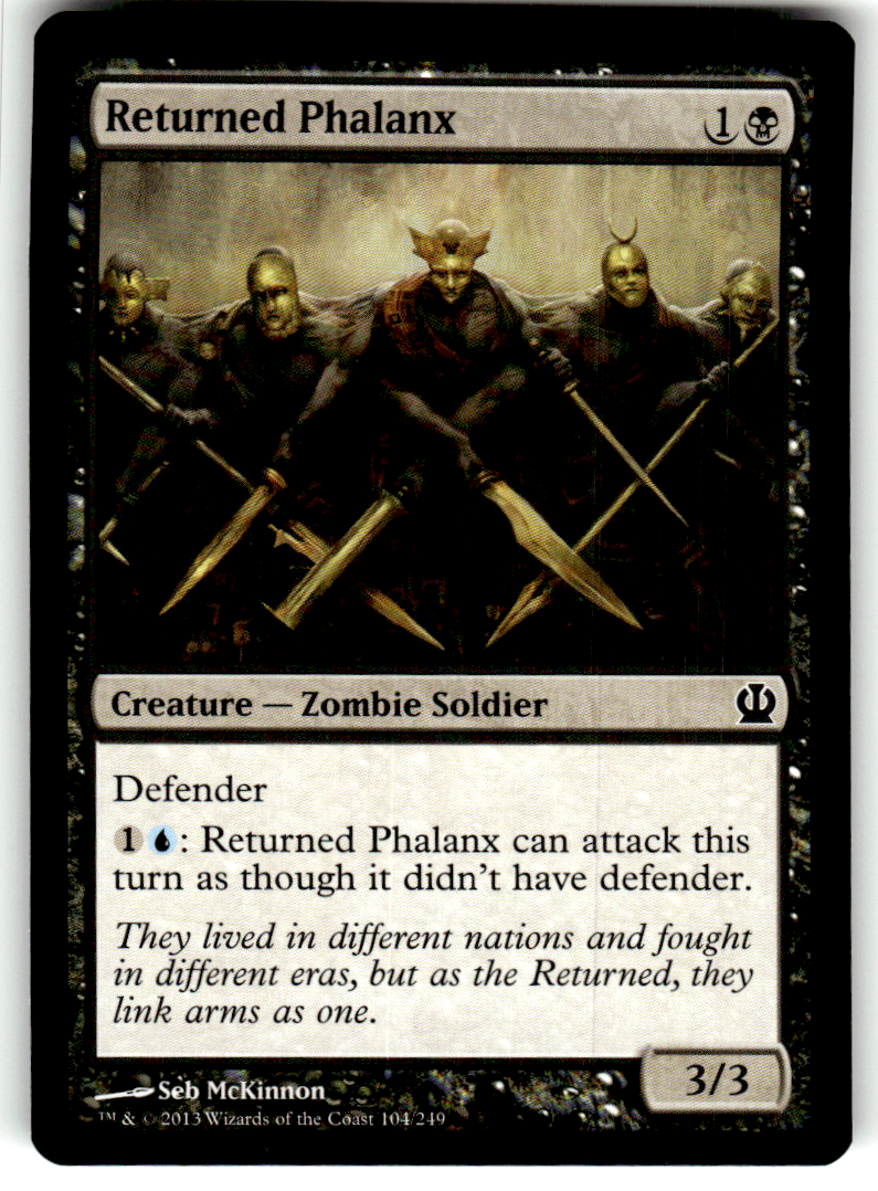 Returned Phalanx Theros 104 C Magic: The Gathering Lightly Played