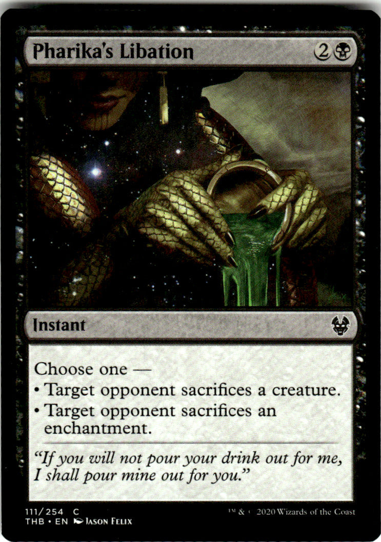 Pharika's Libation Theros Beyond Death 111 C Magic: The Gathering Near Mint