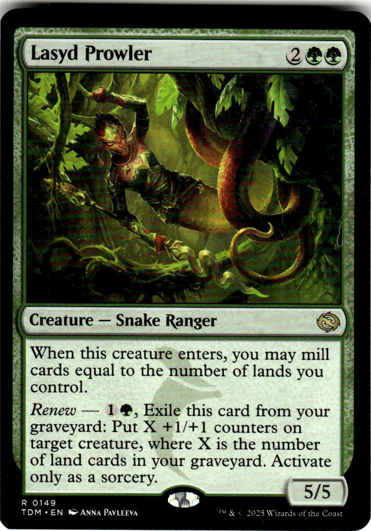Lasyd Prowler Tarkir: Dragonstorm 149 R Magic: The Gathering Near Mint