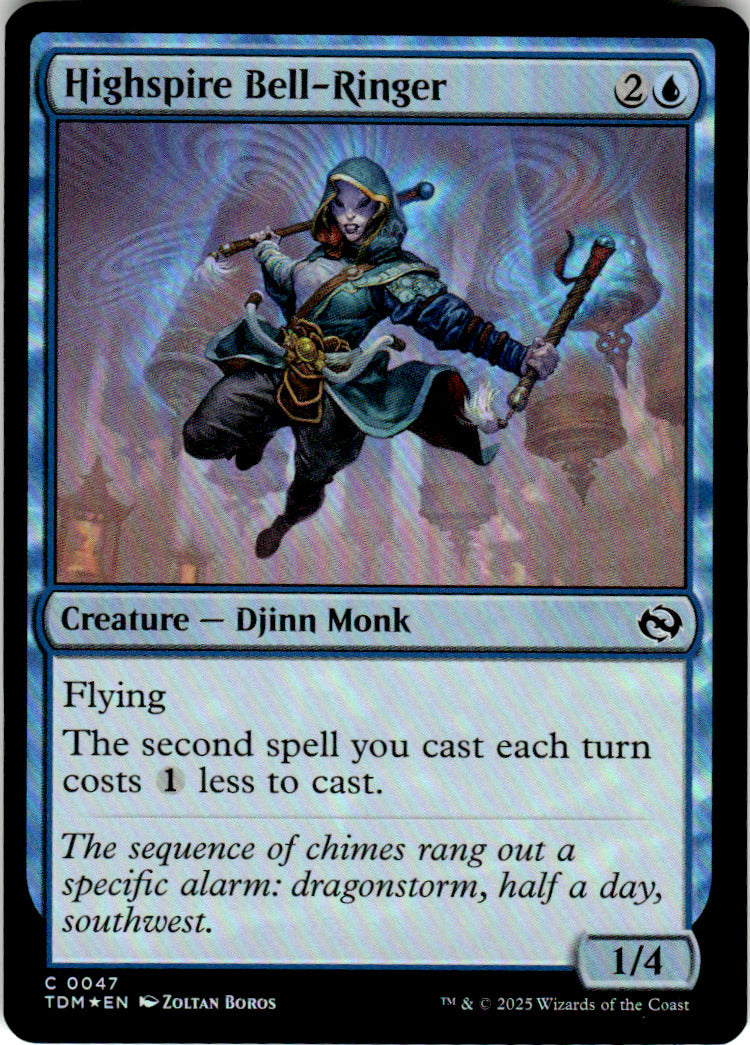 Highspire Bell-Ringer Tarkir: Dragonstorm 47 C Foil Magic: The Gathering