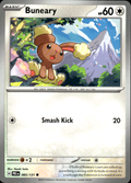 Buneary Prismatic Evolutions 083/131 Common Pokémon — English Near Mint